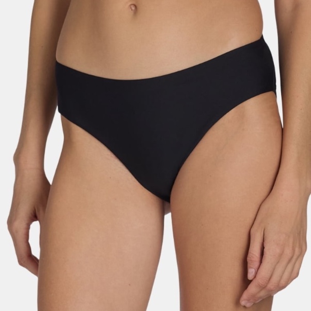 Time and Tru Women's Plus Classic Bikini Bottoms rich black various sz XL 1X 2X
